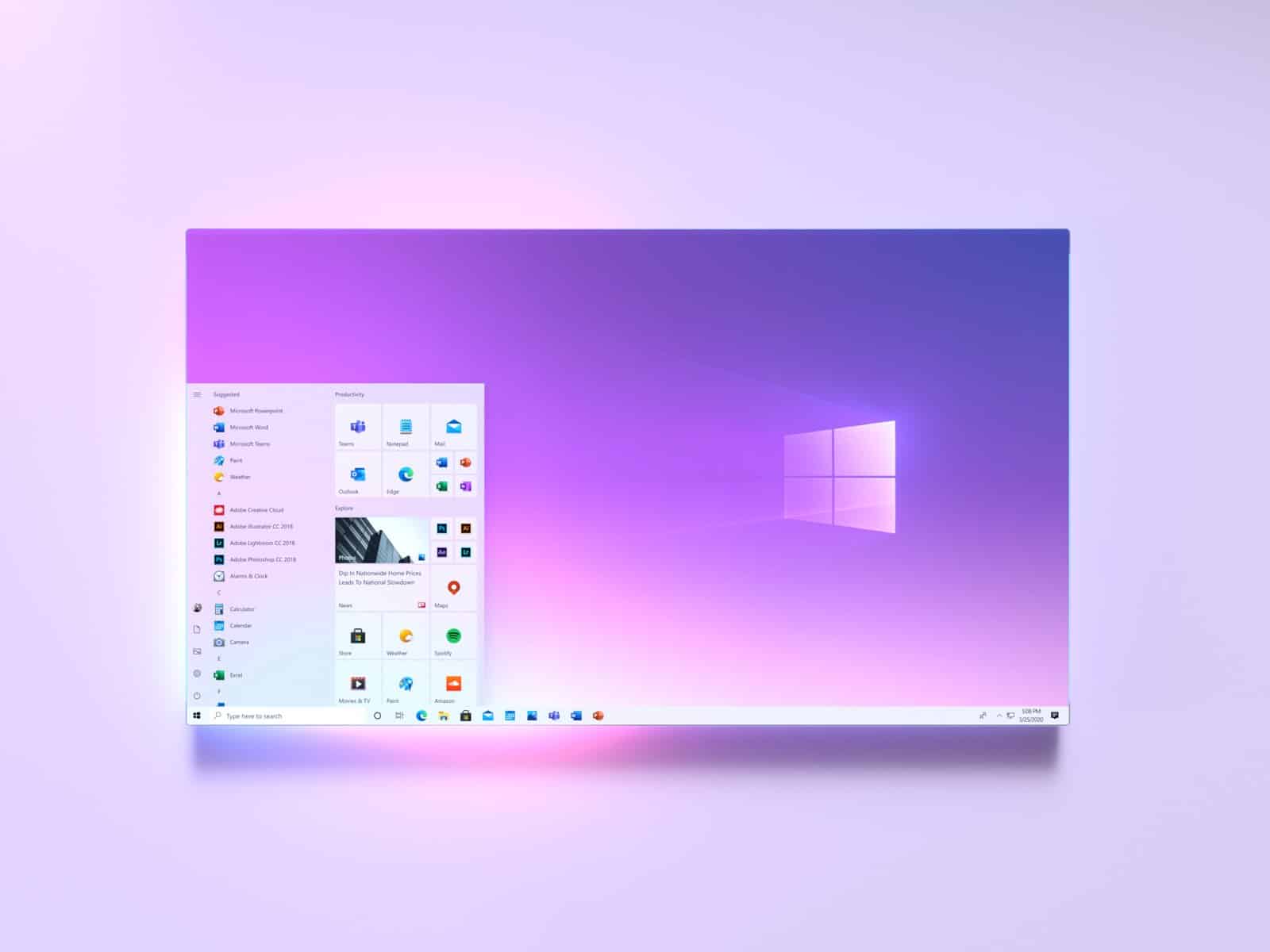 Microsoft Releases Windows 10 Build 19042 421 20h2 To The Beta Channel With Theme Aware Tiles In Start And Much More Betanews