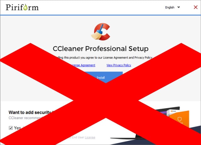 CCleaner PUA