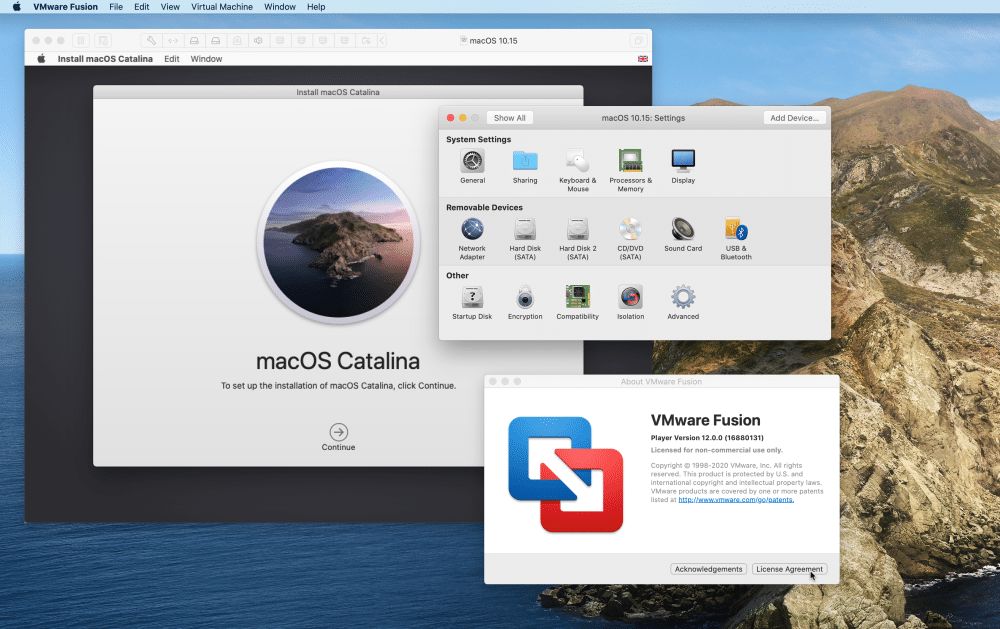 vmware fusion player m1