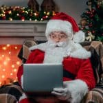 Santa laptop