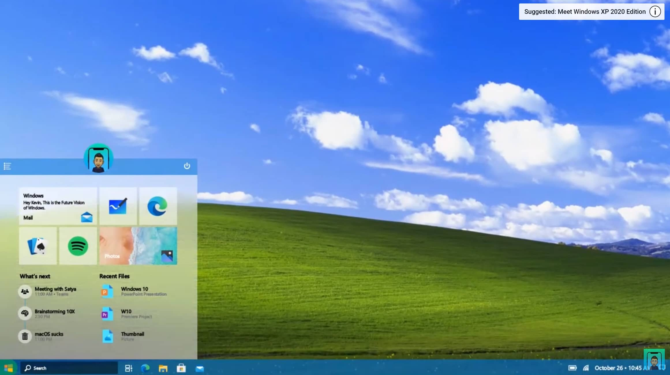 Windows model. Windows 10 Sun Valley. Everything windows