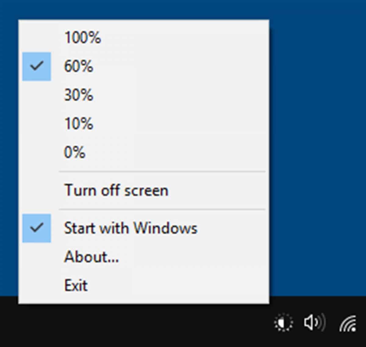 screen brightness control app for windows 10