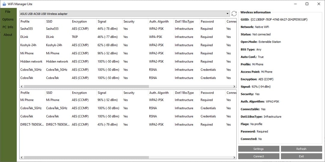 Wifi network manager windows 10 что это