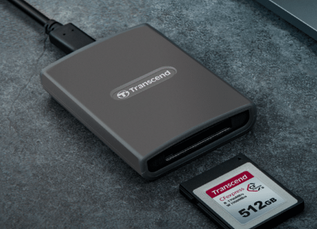 Transcend launches CFexpress 820 Type B memory card and USB reader