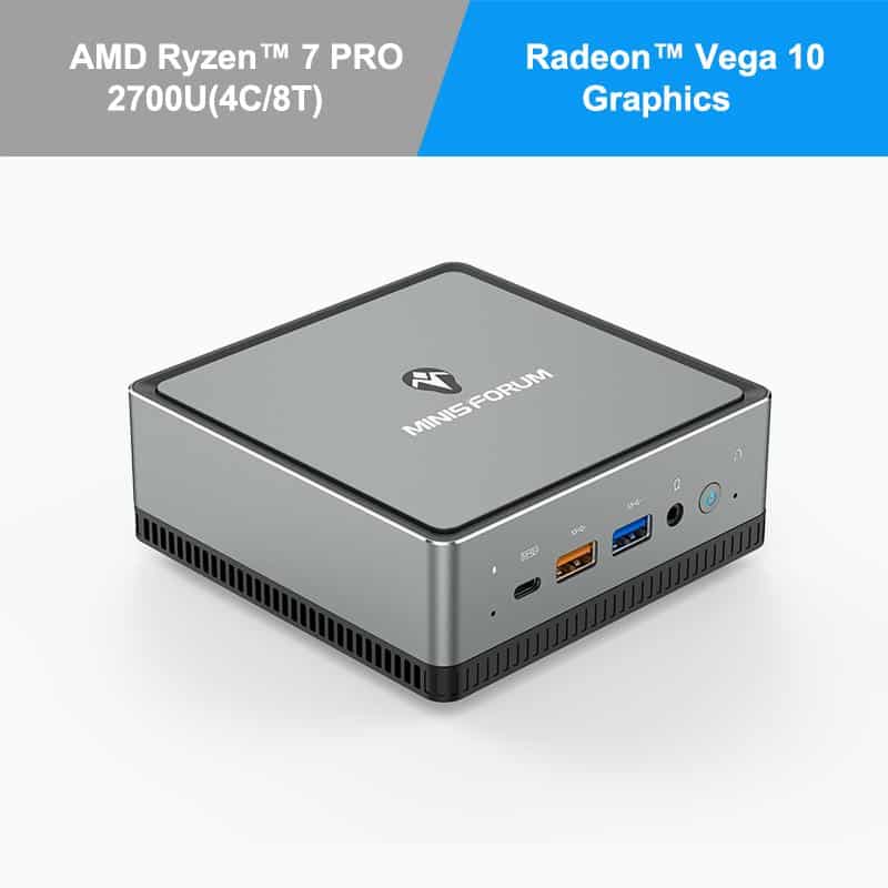 Minisforum launches AMD Ryzen-powered DESKMINI UM270 Windows 10 mini PC