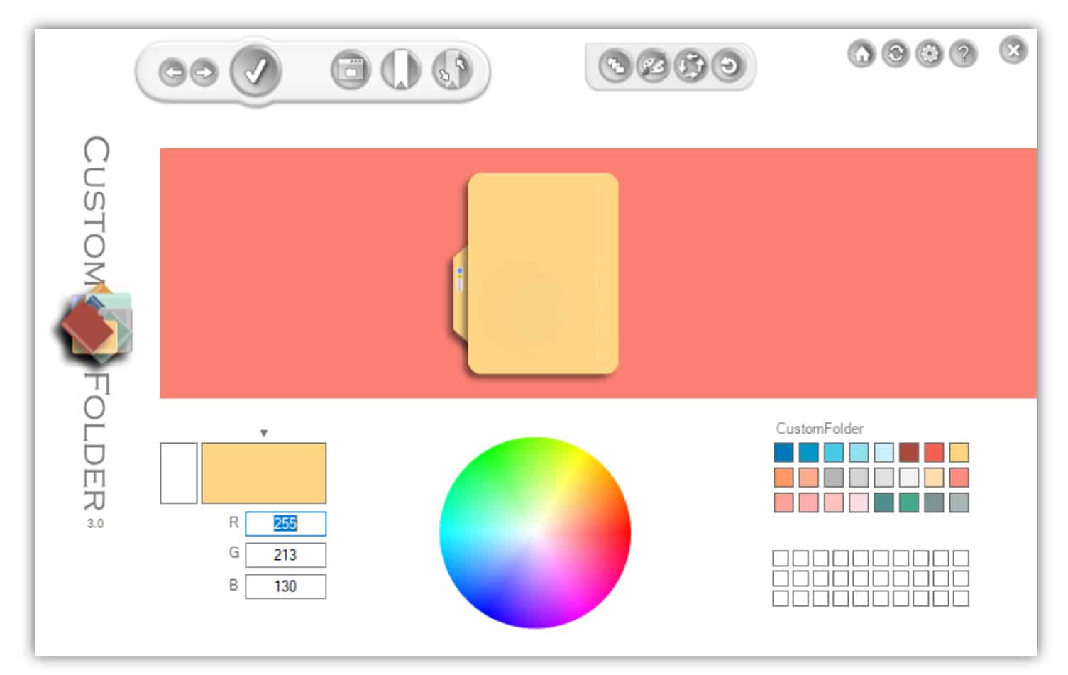 colored folder icons windows 10