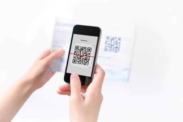 QR code scan