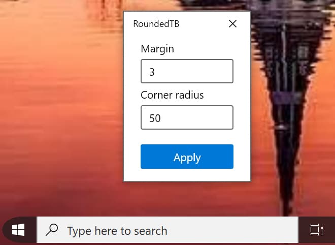 Give the Windows 10 taskbar a modern makeover with rounded corners and borders