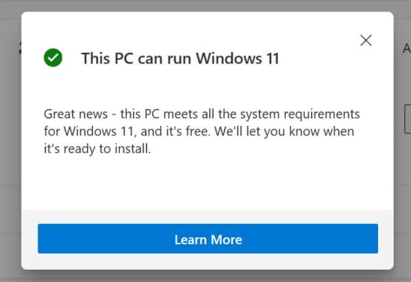 why won't my laptop download windows 11