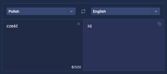 Startpage Private Language Translator