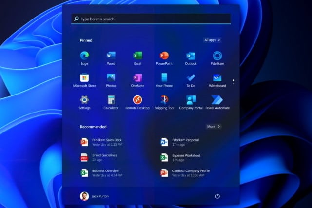 Windows 11 dark mode