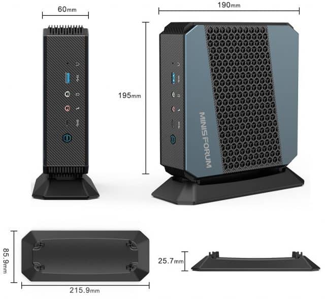 MINISFORUM EliteMini HX90 is a tiny Windows 11-ready PC with an