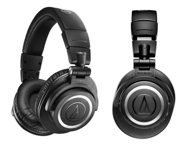 AudioTechnica ATH-M50xBT2 Wireless Over-Ear Headphones with Bluetooth  (Black) 