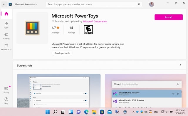 PowerToys Windows 11
