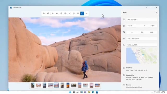 Windows 11 Photos app
