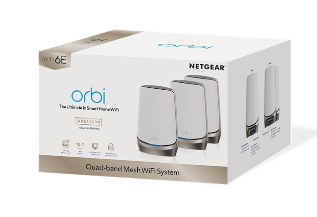 Netgear introduces quad-band WiFi 6E mesh router system