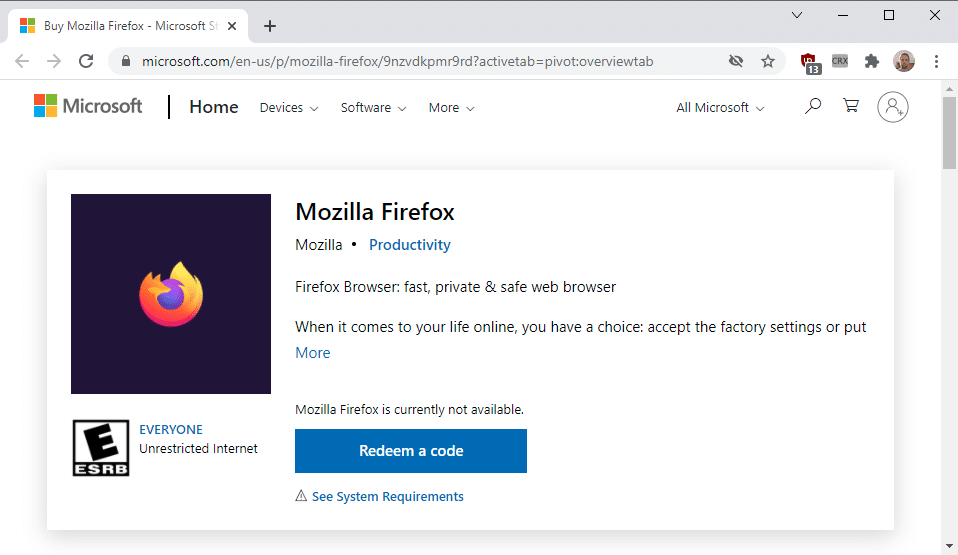 firefox-microsoft-store