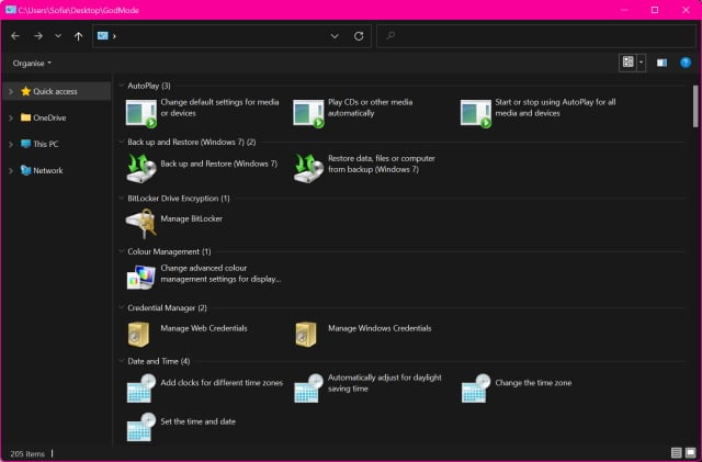 Windows 11 Has A Handy God Mode For Power Users   Godmode 11 