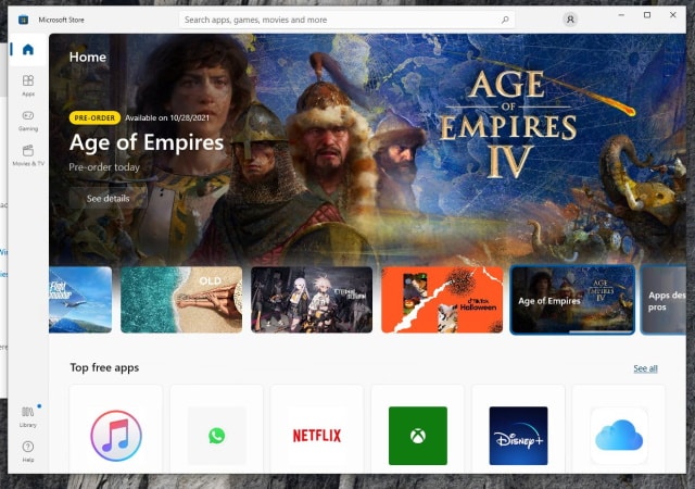 Microsoft Store app