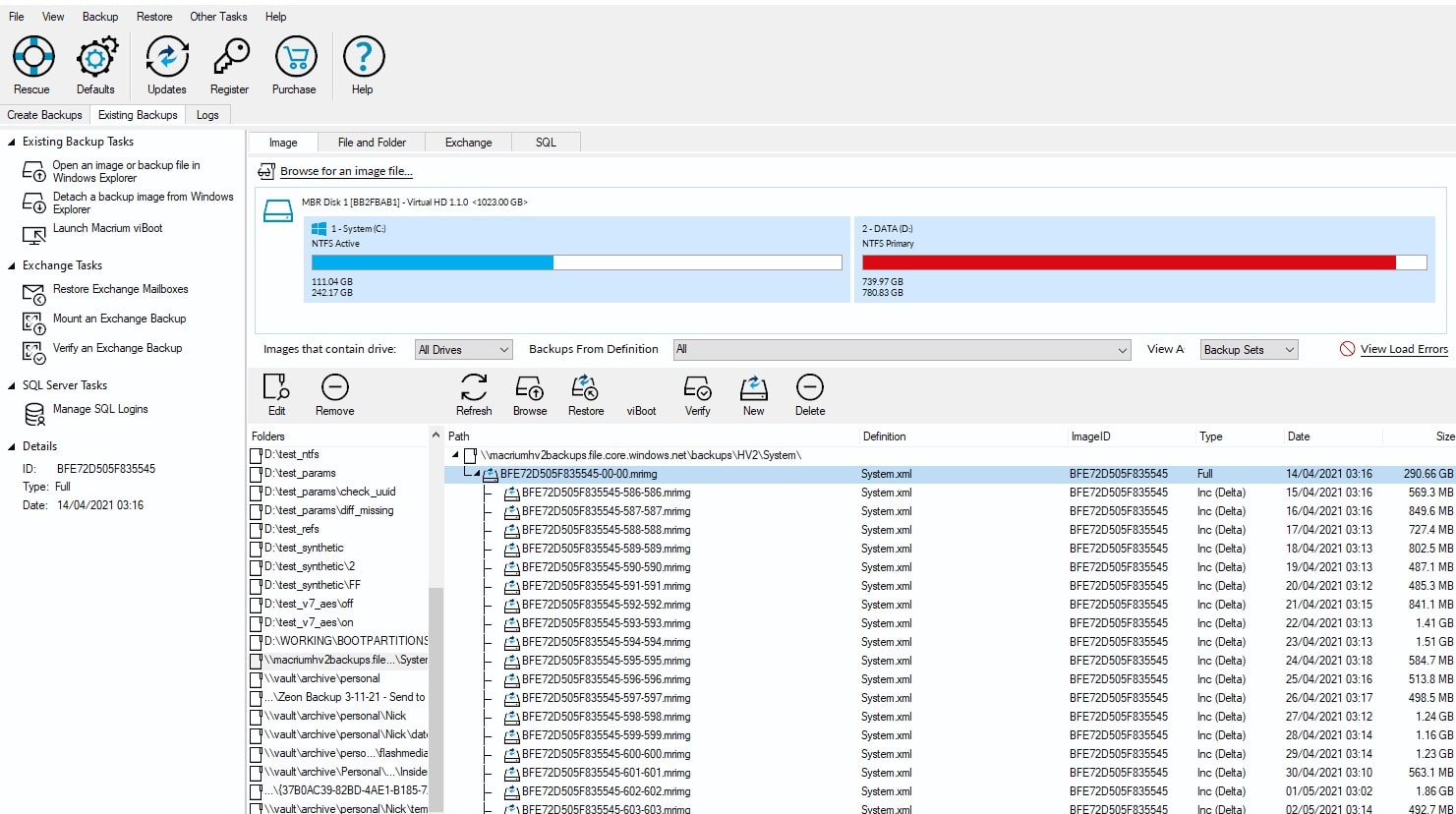 instal Macrium Reflect Workstation 8.1.7784 + Server