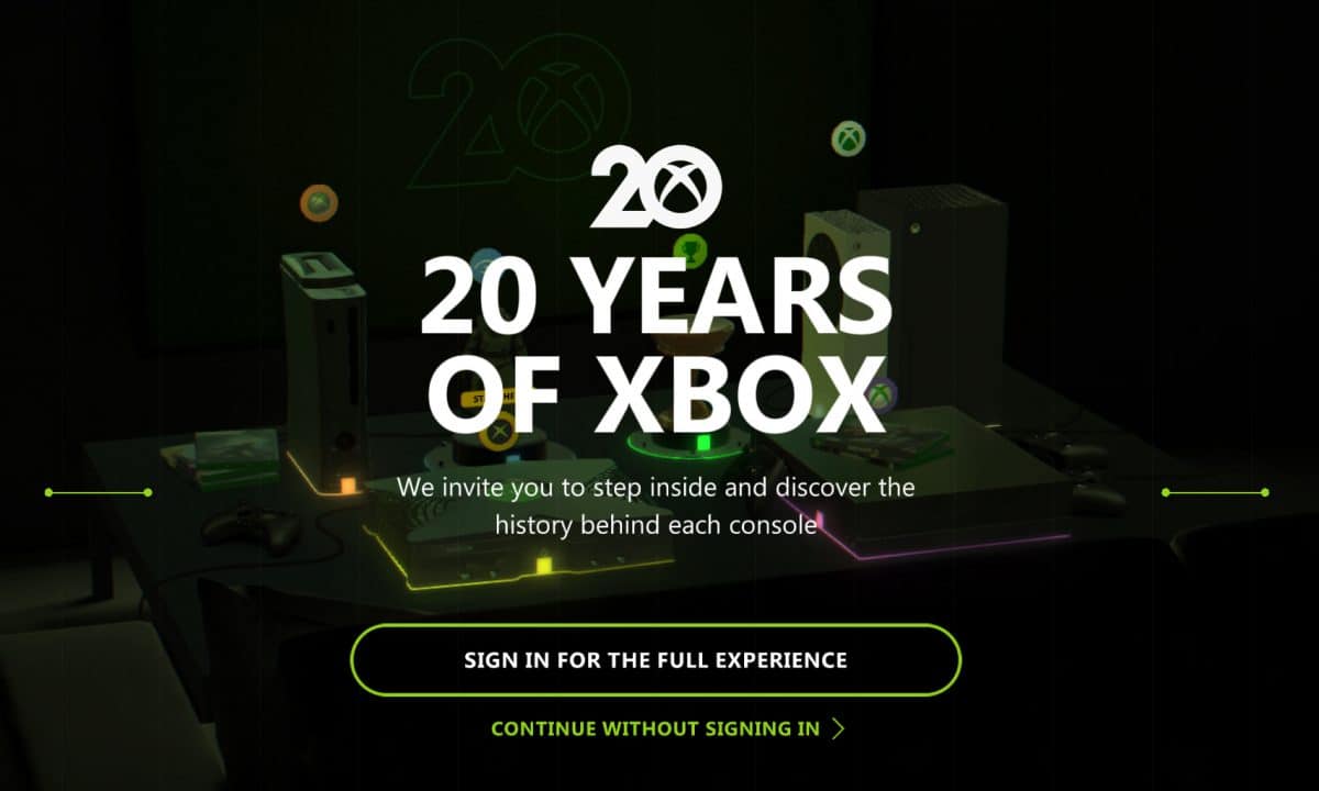 Microsoft's New Online Museum Celebrates 20 Years Of Xbox