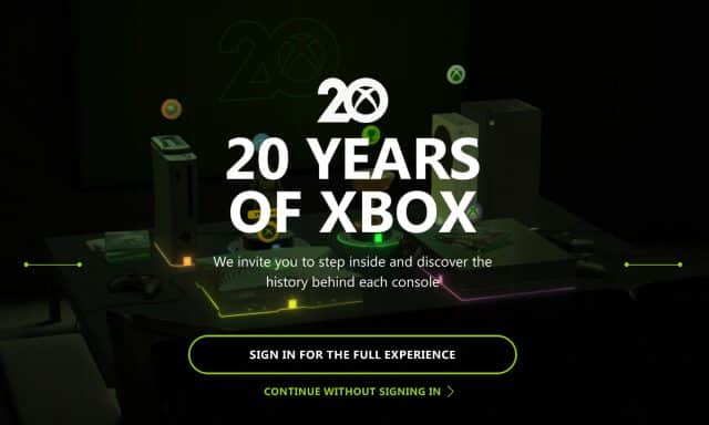 Microsoft’s new online museum celebrates 20 years of Xbox