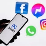 Meta Facebook Instagram WhatsApp logos