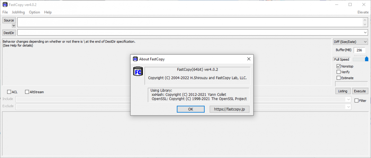 instal the new version for windows FastCopy 5.2