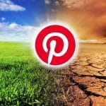 Climate change Pinterest logo