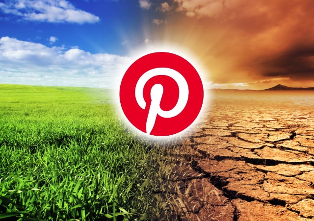 Climate change Pinterest logo