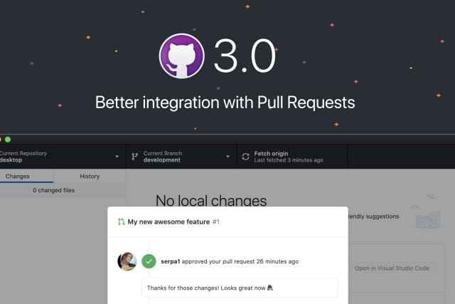 Microsoft GitHub Desktop 3.0