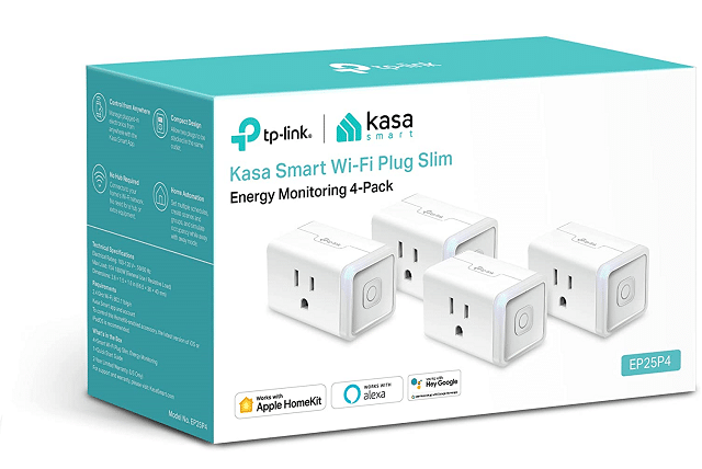 TP-Link Kasa Smart Wi-Fi Plug Slim (EP25) offers energy monitoring