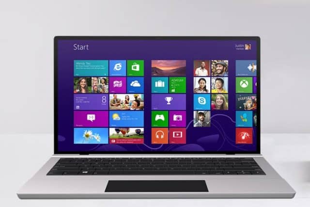 Windows 8 laptop