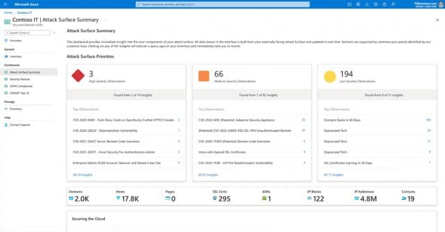 Microsoft Defender External Attack Surface Management