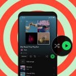 Spotify play and shuffle controls