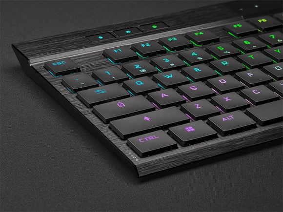 CORSAIR K100 AIR wireless mechanical keyboard is shockingly thin