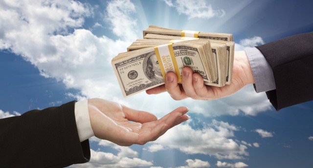 cloud money cash cloud hands