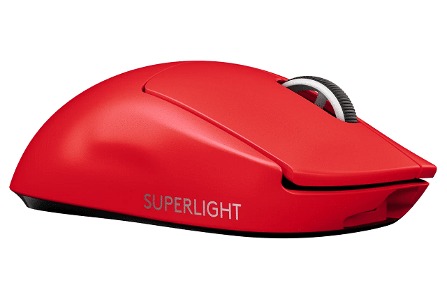 Logitech PRO X SUPERLIGHT wireless mouse now available in red 