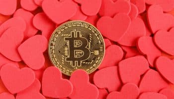 Crypto Bitcoin Hearts