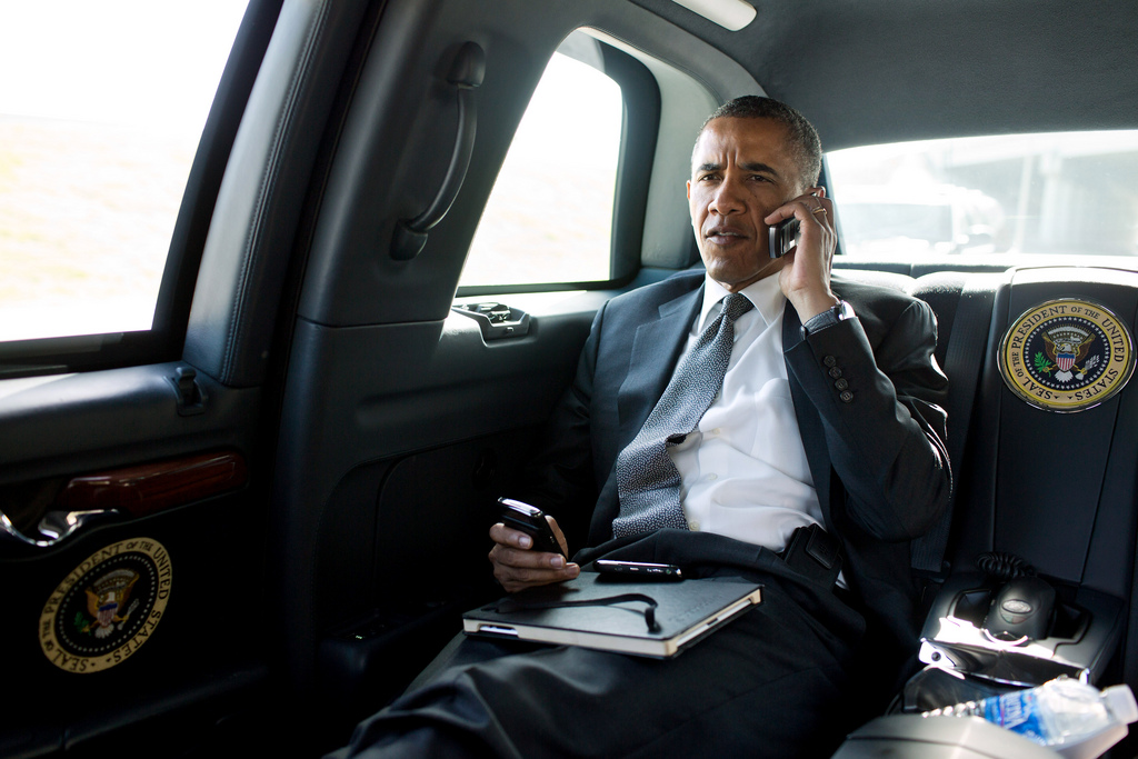 President Obama and devices
