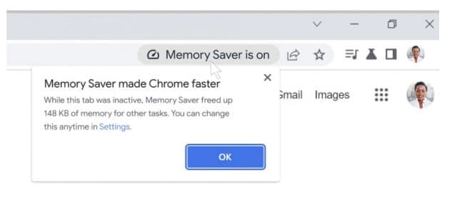 Penghemat Memori Chrome