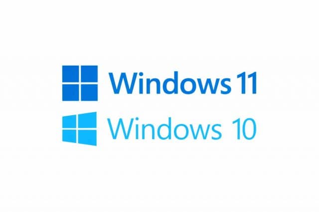 Windows 10 and Windows 11 logos
