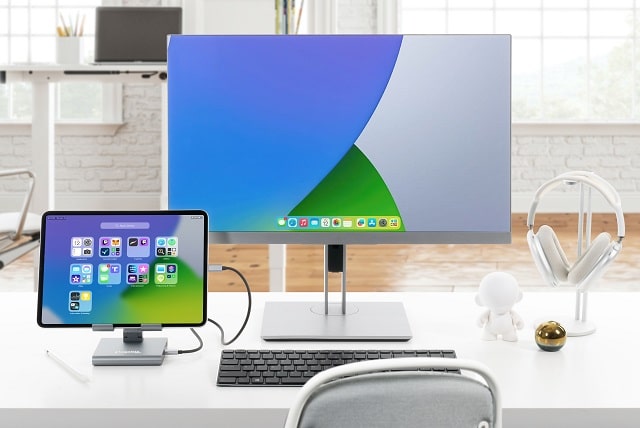 Plugable USB-C Stand Dock can turn an Apple iPad, Windows tablet, or  Android device into a legitimate desktop PC