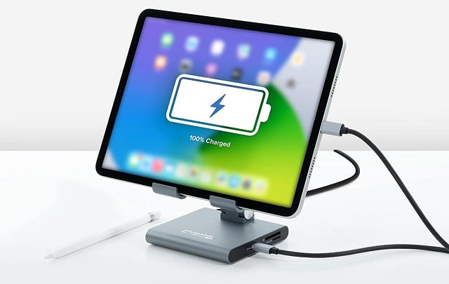 Plugable USB-C Stand Dock can turn an Apple iPad, Windows tablet, or Android  device into a legitimate desktop PC