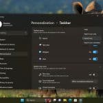 Taskbar search in Windows 11