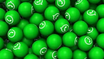 Green WhatsApp balls