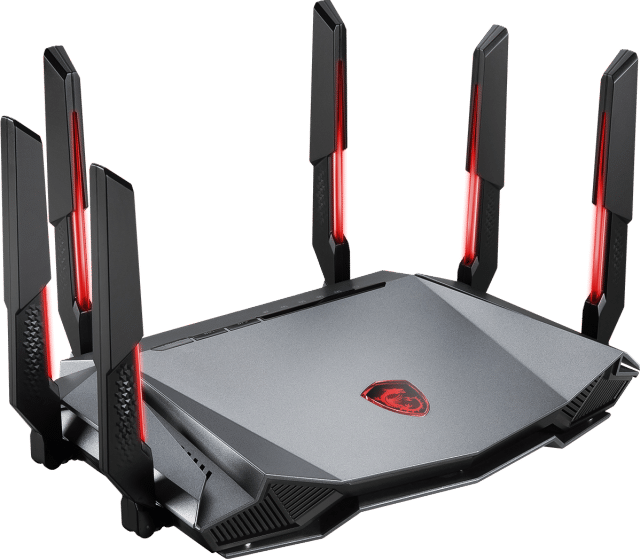 MSI's First Wi-Fi 6E Gaming Router Adds AI QoS, RGB Craziness