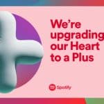 Spotify new Plus (+) button