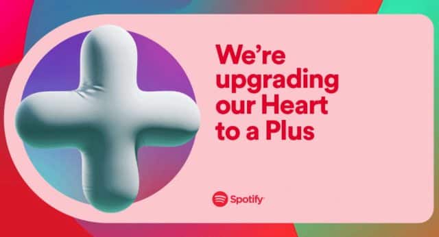 Tombol Plus (+) baru Spotify