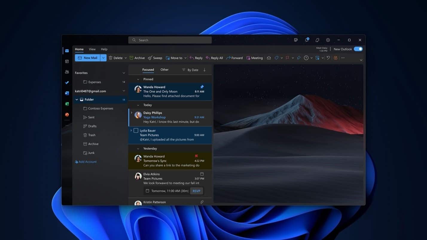 `New Outlook for Windows preview